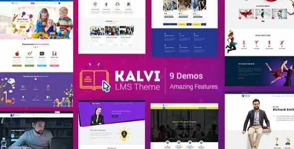 Kalvi Theme GPL v3.7 – LMS Education WordPress Theme