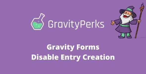 Gravity Perks Disable Entry Creation Addon GPL v2.0.3