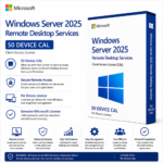 Windows Server 2025 Remote Desktop Services 50 DEVICE CAL License Key Instant Email Delivery