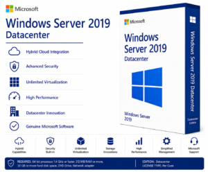 Windows Server 2019 Datacenter license key Online Activation Instant Email Delivery