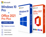 Windows 10 Pro + Office 2021 Pro Plus Combo ( Telephone Activation)