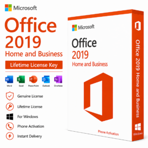 Office 2019 Home and Business Lifetime License Key for Windows Phone Activation