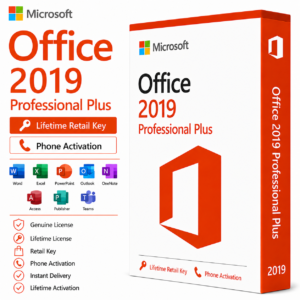 Office 2019 Professional Plus Lifetime Retail Key Phone Activation