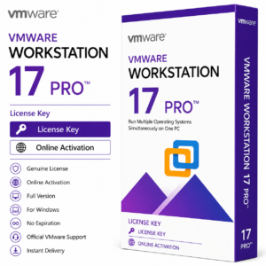 Vmware Workstation 17 Pro license key Online Activation