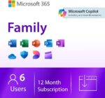 Microsoft Office 365 Family | 12-Month Subscription, 6 people | Premium Office apps | 1TB OneDrive cloud storage | Windows/Mac