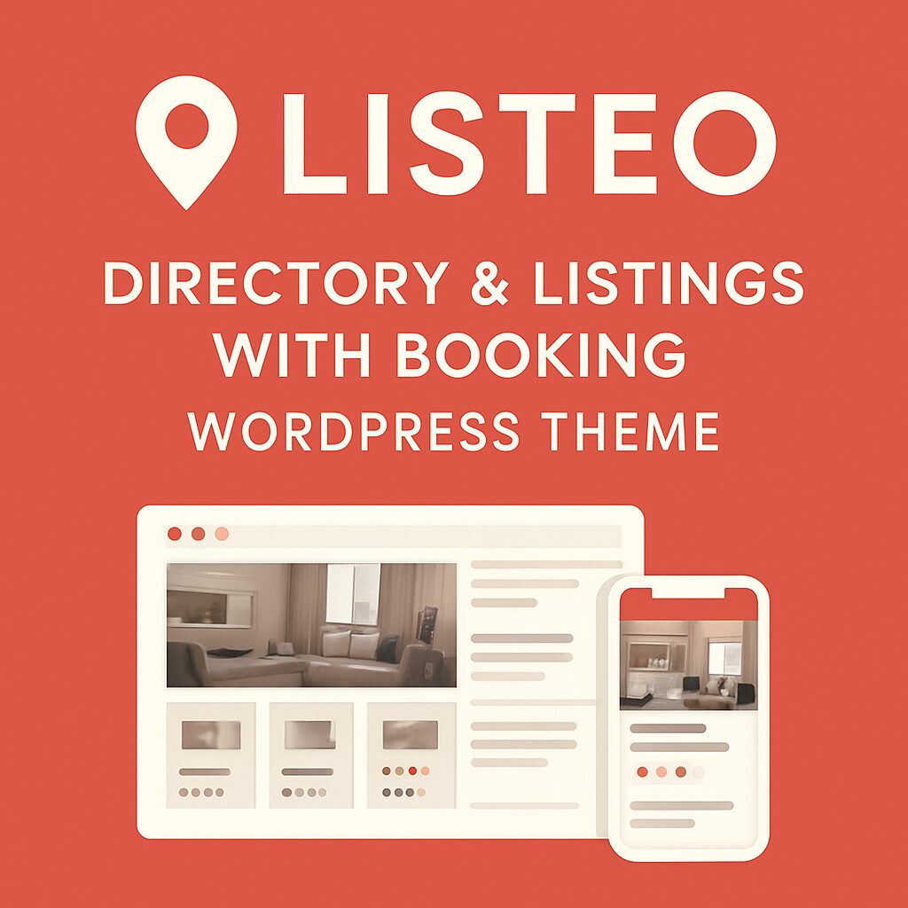 Listeo Theme GPL – Directory & Listings With Booking – WordPress Theme